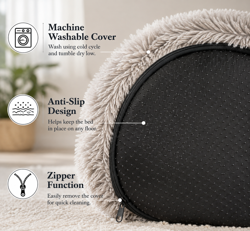 Anxiety Relief & Calming Dog Bed